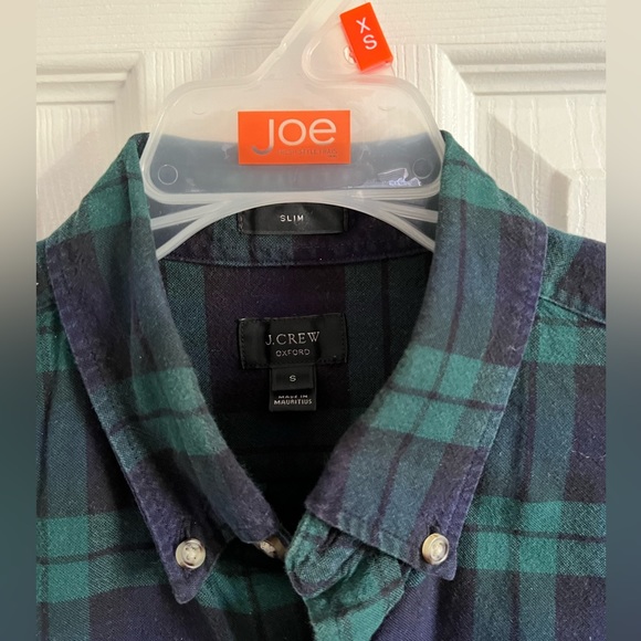 Jcrew slim black watch plaid oxford shirt - Picture 3 of 3